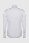 White cotton shirt for men Alessandro Gherardi - 100% cotton. Closure: buttons. Country of origin: Italy. Care: specialized cleaning - photo 6