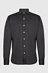 Alessandro Gherardi Gray cotton shirt for men - 100% cotton. Closure: buttons. Country of origin: Italy. Care: specialized cleaning - photo 1