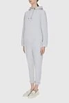 Brunello Cucinelli Костюм прогулочный из хлопка и эластана серый женский - 98% хлопок, 2% эластан. Страна производитель: Италия. Уход: специализированная чистка - фото 3