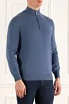 Brunello Cucinelli Троер из шерсти синий мужской - 100% шерсть. Молния. Страна производитель: Италия. Уход: специализированная чистка - фото 3