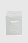 Balmain White scented candle - Top notes: star anise, tarragon, pine, peach tree, raspberry, gardenia. Middle notes: orange tree, clove, jasmine, rose, ylang-ylang, apricot, lilac. Base notes: amber, vanilla, sandalwood, cedarwood, white musk, balsamic note. Country of origin: Italy. Care: specialized cleaning - photo 1