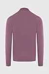 Men's jumper with a high stand collar made of wool pink Loro Piana - High collar stand. 100% wool. Country of manufacture: Italy. Care: specialized cleaning - photo 6