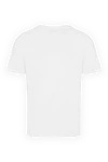 White cotton T-shirt for men Saint Laurent - brand logo. 100% cotton. Country of manufacture: Italy. Care: specialized cleaning - photo 6