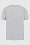 Gray cotton T-shirt for men Saint Laurent - brand logo. 100% cotton. Country of manufacture: Italy. Care: specialized cleaning - photo 6