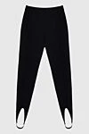 Saint Laurent Black polyamide leggings for women - ribbons. 98% polyamide, 2% elastane. elastic belt. Country of manufacture: Italy. Care: specialized cleaning - photo 1