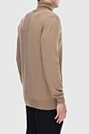 Golf men's cashmere brown Cesare di Napoli - High neck. 100% cashmere. Country of manufacture: Italy. Care: specialized cleaning - photo 4