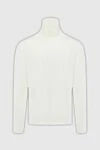 Cesare di Napoli White cashmere men's golf - High neck. 100% cashmere. Country of manufacture: Italy. Care: specialized cleaning - photo 1