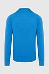 Blue wool jumper for men Cesare di Napoli - 100% wool. Country of manufacture: Italy. Care: specialized cleaning - photo 6