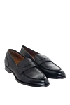 Doucal`s Black leather loafers for men - 100% leather. Country of manufacture: Italy. Care: specialized cleaning - photo 3