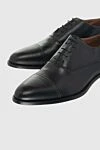 Doucal`s Men's black leather shoes - 100% leather. Lace-up. Interior: Leather. Insole: Leather. Heel height: 2cm. Outsole: Other materials. Country of manufacture: Italy. Care: specialized cleaning - photo 5