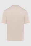 Beige cotton T-shirt for men Limitato - print. 100% cotton. Country of manufacture: Italy. Care: specialized cleaning - photo 6