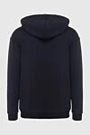 Limitato Black cotton sweatshirt for men - 95% cotton, 5% elastane. drawstring hood. Country of manufacture: Italy. Care: specialized cleaning - photo 7