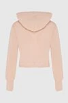 Fendi Pink cotton hoodie for women - logo. hood, drawstring closure. 100% cotton. Country of manufacture: Italy. Care: specialized cleaning - photo 7