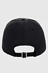 Black nylon cap for men Valentino - Logo Patch. Stock: 100% nylon. Country of manufacture: Italy. Care: specialized cleaning - photo 4