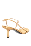 Beige leather sandals for women The Row - thin straps. genuine leather. buckle. Country of manufacture: Italy. Care: specialized cleaning - photo 4