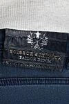 Scissor Scriptor Classic men's blue jeans with embroidered logo - 53% lyocell 44% polyester (PL) Zipper, button. 5. Country of manufacture: Italy. Care: specialized cleaning - photo 5