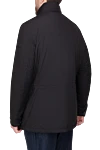 Polyester jacket black for men Moorer - 100% polyester. Closure: Zipper, buttons. Two side pockets, two chest pockets. Country of origin: Italy. Care: specialized cleaning - photo 4