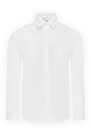 Saint Laurent White cotton shirt for men - 100% cotton. Closure: buttons. Country of manufacture: Italy. Care: specialized cleaning - photo 1