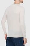 White wool jumper for men Cesare di Napoli - 100% wool. Country of manufacture: Italy. Care: specialized cleaning - photo 4