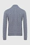 Gran Sasso Woolen cardigan gray for men - 80% wool 10% viscose, 10% cashmere . Closure: buttons . two side pockets. Country of origin: Italy. Care: specialized cleaning - photo 7