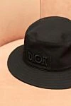 Dior Панама из хлопка черная женская - Патч с логотипом. 100% хлопок. Страна производитель: Франция. Уход: специализированная чистка - фото 5