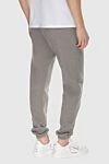 Men's sports trousers made of cotton and wool, gray Dior - 80% cotton, 20% wool. Closure: Drawstring. Two side pockets. Country of manufacture: Italy. Care: specialized cleaning - photo 4