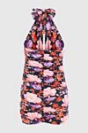 Magda Butrym Pink viscose dress for women - zipper. sleeveless, floral pattern. 97% viscose, 3% elastane. Country of manufacture: Italy. Care: specialized cleaning - photo 7