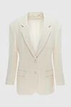 Magda Butrym White cotton and viscose jacket for women - 75% cotton, 25% viscose. Closure: buttons. two side pockets. Country of manufacture: Italy. Care: specialized cleaning - photo 1