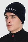 Шапка из кашемира черная мужская Kiton - Нашивка логотипа. 100% кашемир. Страна производитель: Италия. Уход: специализированная чистка - фото 2