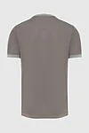 T-shirt cotton beige for men Gran Sasso - 100% cotton. Country of manufacture: Italy. Care: specialized cleaning - photo 6