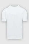 Gran Sasso White short sleeve jumper - 100% cotton. short sleeve. Country of origin: Italy. Care: specialized cleaning - photo 1