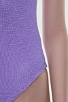 Hunza G Swimsuit compatible with nylon and elastane purple women's - 96% nylon, 4% elastane. Country of origin: England. Care: specialized cleaning - photo 5