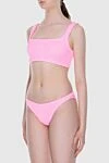 Hunza G Separate swimsuit made of nylon and elastane pink for women - 96% nylon, 4% elastane. Country of origin: England. Care: specialized cleaning - photo 3