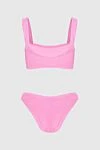 Separate swimsuit made of nylon and elastane pink for women Hunza G - 96% nylon, 4% elastane. Country of origin: England. Care: specialized cleaning - photo 6