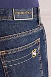 Stefano Ricci Джинсы темный деним с декоративной эмблемой на кармане
- 70% хлопок, 30% лен. пуговица, молния. три боковых кармана, два кармана сзади . Страна производитель: Италия. Уход: специализированная чистка - фото 5