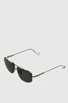 Chrome Hearts Men's golden sunglasses for sun protection - Lens Color: Black. Country of origin: Italy. Care: specialized cleaning - photo 3