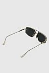 Men's golden sunglasses for sun protection Chrome Hearts - Lens Color: Black. Country of origin: Italy. Care: specialized cleaning - photo 4