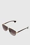 Chrome Hearts Brown men's sunglasses for sun protection - Lenses color: brown gradient. Country of origin: Italy. Care: specialized cleaning - photo 3