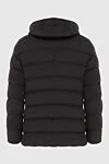 Moorer Men's down jacket made of polyamide black - Stitching. Hood. 100% polyamide. Closure: Zipper, buttons. Two side pockets, two inside pockets. Country of manufacture: Italy. Care: specialized cleaning - photo 7