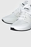 Tom Ford Sneakers white for men - 25% polyester (PL) 15% viscose 10% cotton 50% genuine leather Insole: leather. Country of manufacture: Italy. Care: specialized cleaning - photo 5