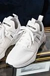 Tom Ford Sneakers white for men - 25% polyester (PL) 15% viscose 10% cotton 50% genuine leather Insole: leather. Country of manufacture: Italy. Care: specialized cleaning - photo 7