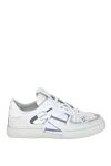 Valentino White leather sneakers for men - logo. 100% genuine leather. lacing. Country of manufacture: Italy. Care: specialized cleaning - photo 1