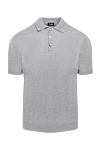 Tombolini Gray cotton polo - 100% cotton. Closure type: Buttons. Country of manufacture: Italy. Care: specialized cleaning - photo 1