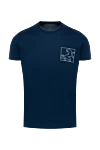 Tombolini Cotton T-shirt blue - 100% cotton. Country of manufacture: Italy. Care: specialized cleaning - photo 1