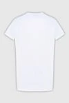 White cotton T-shirt for women Balmain - logo. 100% cotton. Country of manufacture: Italy. Care: specialized cleaning - photo 6