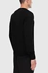 Wool and polyester jumper black for men Dolce & Gabbana - DG logo template. 73% wool, 27% polyester. Country of manufacture: Italy. Care: specialized cleaning - photo 4