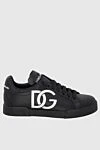 Dolce & Gabbana Кеды черные - 100%-натуральная кожа. Страна производитель: Италия. Уход: специализированная чистка - фото 1