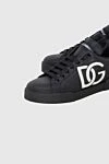 Кеды черные Dolce & Gabbana - 100%-натуральная кожа. Страна производитель: Италия. Уход: специализированная чистка - фото 4