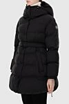 Dior Down jacket made of polyamide and elastane black for women - hood. 81% polyamide, 19% elastane. Closure: zipper. two side pockets. Insulation: 100% down. Country of origin: France. Care: specialized cleaning - photo 3