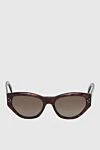 Celine Women's brown cat-eye sunglasses for sun protection - Logo. UV protection. acetate. brown. Country of manufacture: Italy. Care: specialized cleaning - photo 1